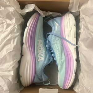 NIB HOKA women’s bondi sneakers airy blue